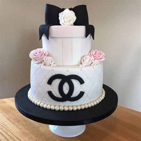 Chanel cake birthday decorations